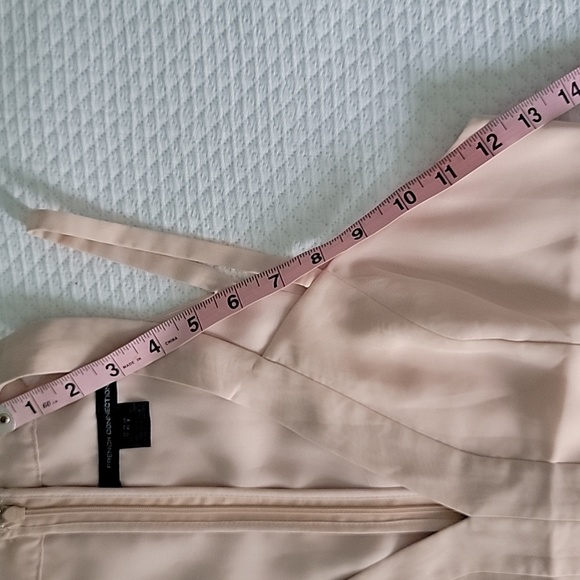 Womens French Connection Chiffon Dress Size 8, long flowy  pastel/bold print,New - Picture 14 of 16